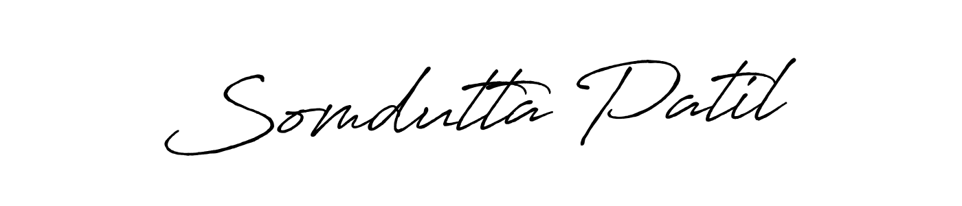 It looks lik you need a new signature style for name Somdutta Patil. Design unique handwritten (Antro_Vectra_Bolder) signature with our free signature maker in just a few clicks. Somdutta Patil signature style 7 images and pictures png