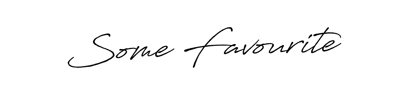 Create a beautiful signature design for name Some Favourite. With this signature (Antro_Vectra_Bolder) fonts, you can make a handwritten signature for free. Some Favourite signature style 7 images and pictures png