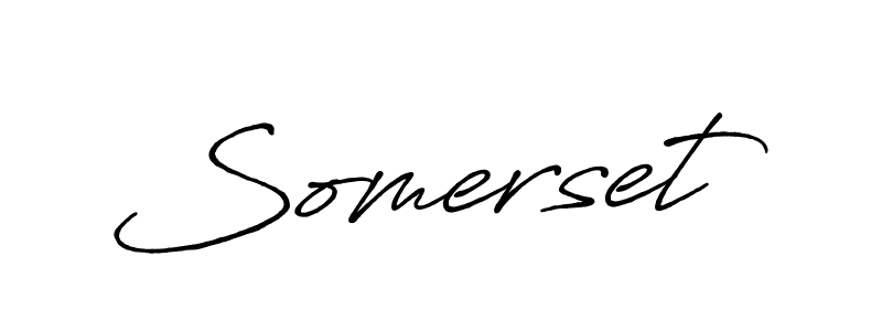 Make a beautiful signature design for name Somerset. With this signature (Antro_Vectra_Bolder) style, you can create a handwritten signature for free. Somerset signature style 7 images and pictures png