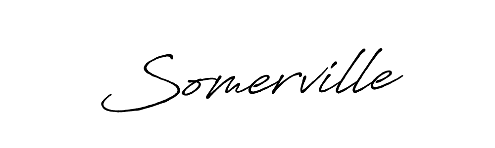 How to make Somerville signature? Antro_Vectra_Bolder is a professional autograph style. Create handwritten signature for Somerville name. Somerville signature style 7 images and pictures png