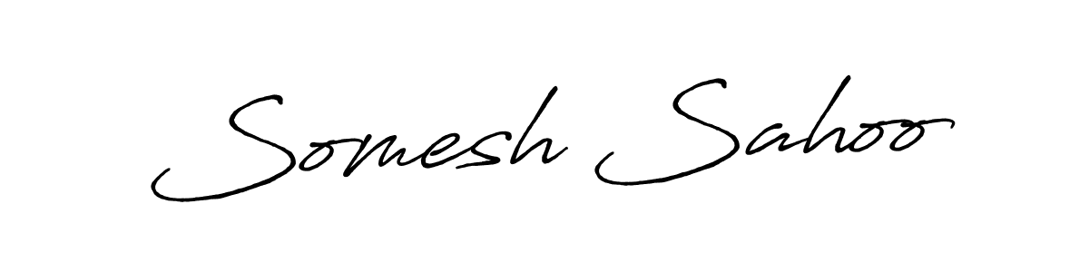 Also we have Somesh Sahoo name is the best signature style. Create professional handwritten signature collection using Antro_Vectra_Bolder autograph style. Somesh Sahoo signature style 7 images and pictures png