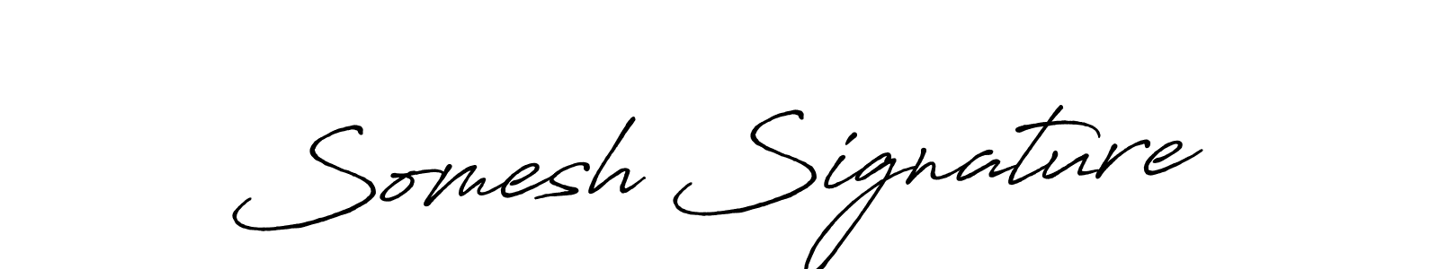 Design your own signature with our free online signature maker. With this signature software, you can create a handwritten (Antro_Vectra_Bolder) signature for name Somesh Signature. Somesh Signature signature style 7 images and pictures png