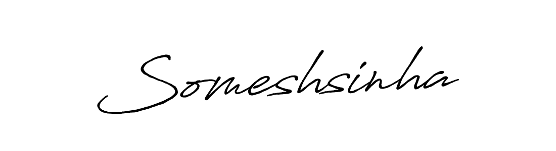 Design your own signature with our free online signature maker. With this signature software, you can create a handwritten (Antro_Vectra_Bolder) signature for name Someshsinha. Someshsinha signature style 7 images and pictures png