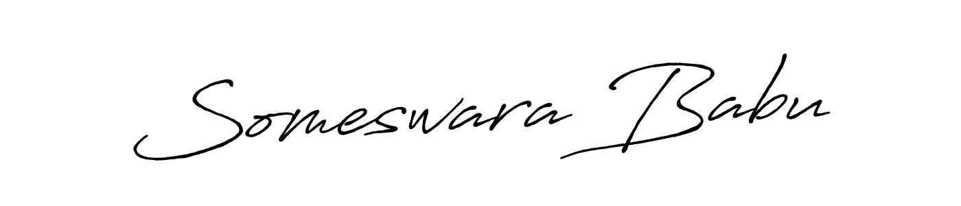 Also You can easily find your signature by using the search form. We will create Someswara Babu name handwritten signature images for you free of cost using Antro_Vectra_Bolder sign style. Someswara Babu signature style 7 images and pictures png