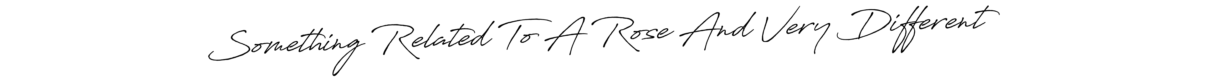 Create a beautiful signature design for name Something Related To A Rose And Very Different. With this signature (Antro_Vectra_Bolder) fonts, you can make a handwritten signature for free. Something Related To A Rose And Very Different signature style 7 images and pictures png