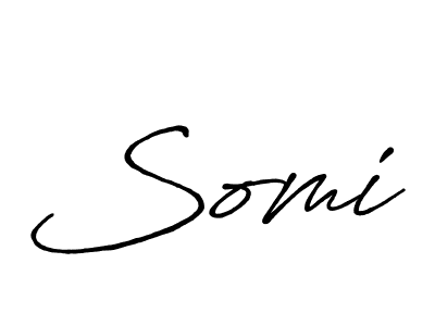 Make a beautiful signature design for name Somi. Use this online signature maker to create a handwritten signature for free. Somi signature style 7 images and pictures png