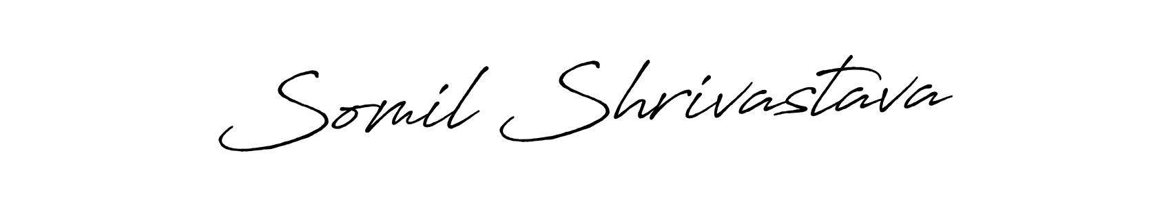 Also You can easily find your signature by using the search form. We will create Somil Shrivastava name handwritten signature images for you free of cost using Antro_Vectra_Bolder sign style. Somil Shrivastava signature style 7 images and pictures png