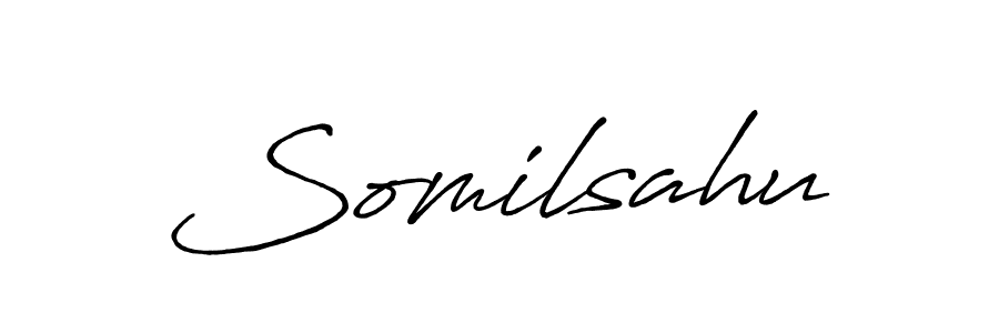 Make a beautiful signature design for name Somilsahu. Use this online signature maker to create a handwritten signature for free. Somilsahu signature style 7 images and pictures png