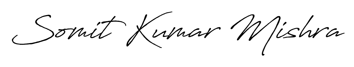 How to make Somit Kumar Mishra name signature. Use Antro_Vectra_Bolder style for creating short signs online. This is the latest handwritten sign. Somit Kumar Mishra signature style 7 images and pictures png