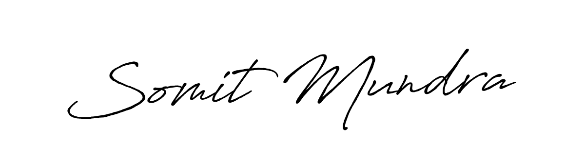 Use a signature maker to create a handwritten signature online. With this signature software, you can design (Antro_Vectra_Bolder) your own signature for name Somit Mundra. Somit Mundra signature style 7 images and pictures png