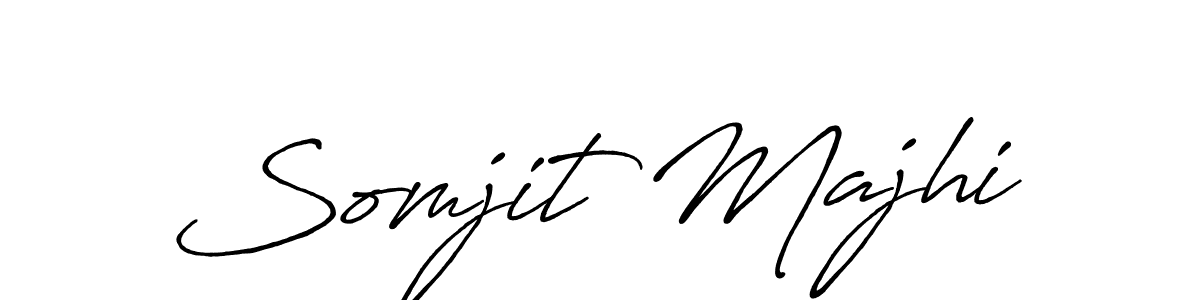 Use a signature maker to create a handwritten signature online. With this signature software, you can design (Antro_Vectra_Bolder) your own signature for name Somjit Majhi. Somjit Majhi signature style 7 images and pictures png