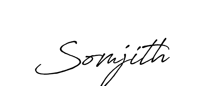 Also we have Somjith name is the best signature style. Create professional handwritten signature collection using Antro_Vectra_Bolder autograph style. Somjith signature style 7 images and pictures png