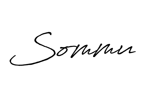 Once you've used our free online signature maker to create your best signature Antro_Vectra_Bolder style, it's time to enjoy all of the benefits that Sommu name signing documents. Sommu signature style 7 images and pictures png