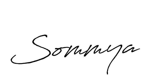 Similarly Antro_Vectra_Bolder is the best handwritten signature design. Signature creator online .You can use it as an online autograph creator for name Sommya. Sommya signature style 7 images and pictures png