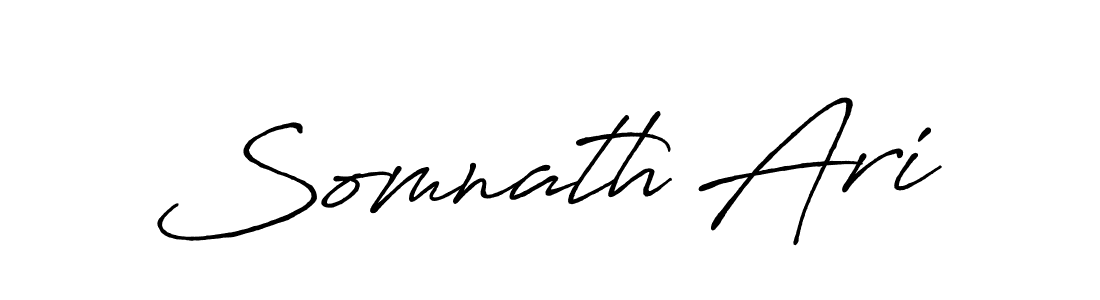Make a beautiful signature design for name Somnath Ari. Use this online signature maker to create a handwritten signature for free. Somnath Ari signature style 7 images and pictures png