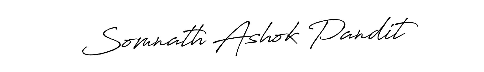 Also we have Somnath Ashok Pandit name is the best signature style. Create professional handwritten signature collection using Antro_Vectra_Bolder autograph style. Somnath Ashok Pandit signature style 7 images and pictures png