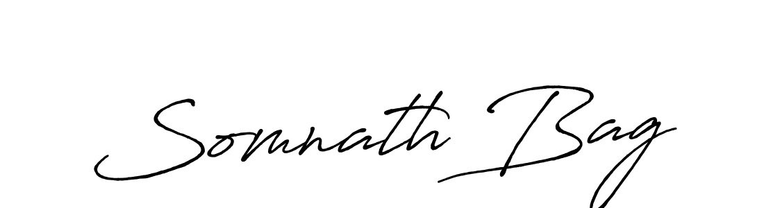 Make a beautiful signature design for name Somnath Bag. Use this online signature maker to create a handwritten signature for free. Somnath Bag signature style 7 images and pictures png