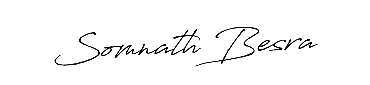 Create a beautiful signature design for name Somnath Besra. With this signature (Antro_Vectra_Bolder) fonts, you can make a handwritten signature for free. Somnath Besra signature style 7 images and pictures png