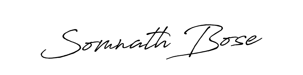 Use a signature maker to create a handwritten signature online. With this signature software, you can design (Antro_Vectra_Bolder) your own signature for name Somnath Bose. Somnath Bose signature style 7 images and pictures png