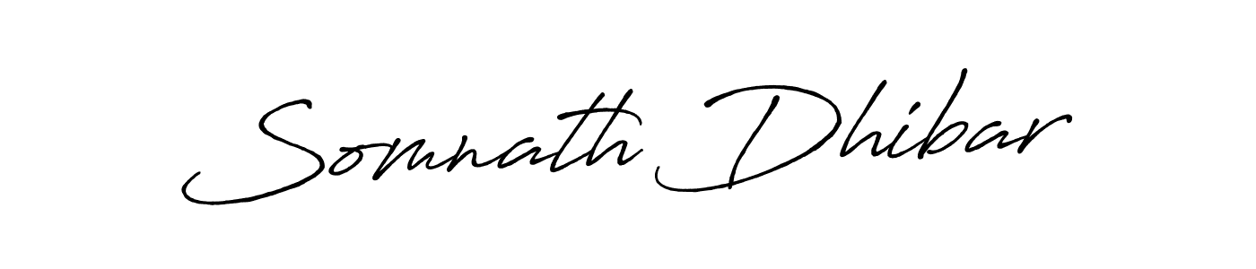 Design your own signature with our free online signature maker. With this signature software, you can create a handwritten (Antro_Vectra_Bolder) signature for name Somnath Dhibar. Somnath Dhibar signature style 7 images and pictures png