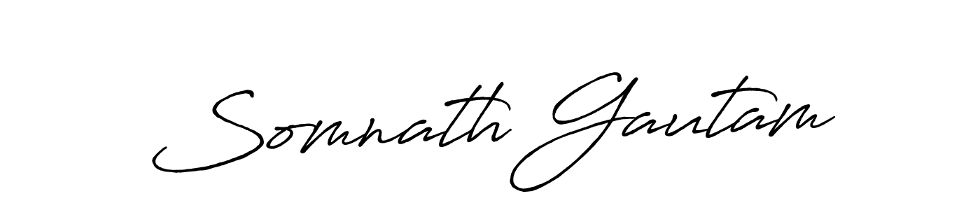 Make a short Somnath Gautam signature style. Manage your documents anywhere anytime using Antro_Vectra_Bolder. Create and add eSignatures, submit forms, share and send files easily. Somnath Gautam signature style 7 images and pictures png