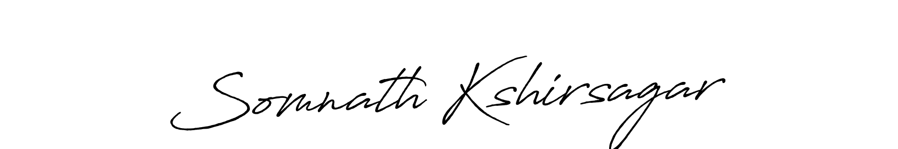 How to make Somnath Kshirsagar name signature. Use Antro_Vectra_Bolder style for creating short signs online. This is the latest handwritten sign. Somnath Kshirsagar signature style 7 images and pictures png