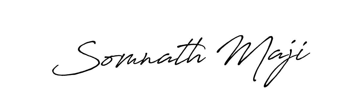 You should practise on your own different ways (Antro_Vectra_Bolder) to write your name (Somnath Maji) in signature. don't let someone else do it for you. Somnath Maji signature style 7 images and pictures png