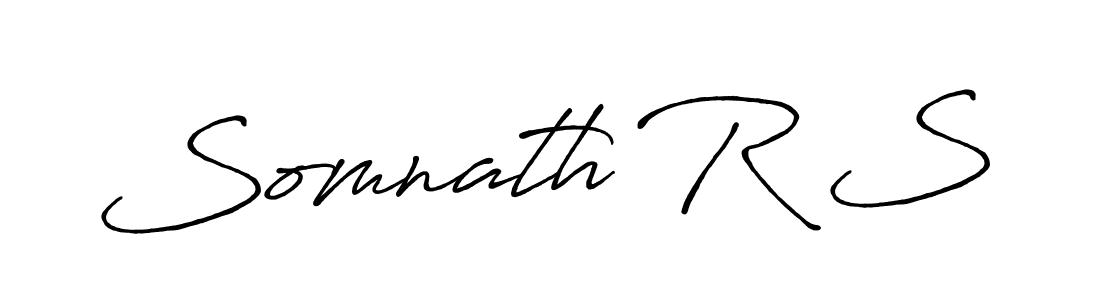 How to make Somnath R S signature? Antro_Vectra_Bolder is a professional autograph style. Create handwritten signature for Somnath R S name. Somnath R S signature style 7 images and pictures png