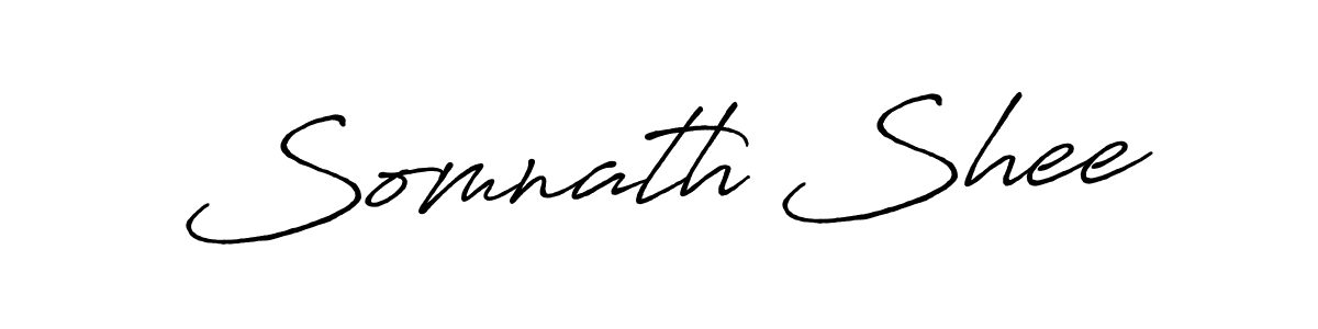 Make a beautiful signature design for name Somnath Shee. With this signature (Antro_Vectra_Bolder) style, you can create a handwritten signature for free. Somnath Shee signature style 7 images and pictures png