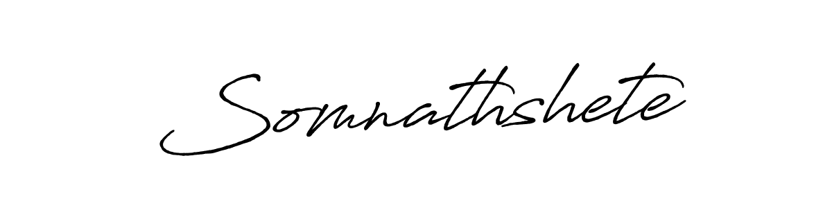 How to make Somnathshete name signature. Use Antro_Vectra_Bolder style for creating short signs online. This is the latest handwritten sign. Somnathshete signature style 7 images and pictures png
