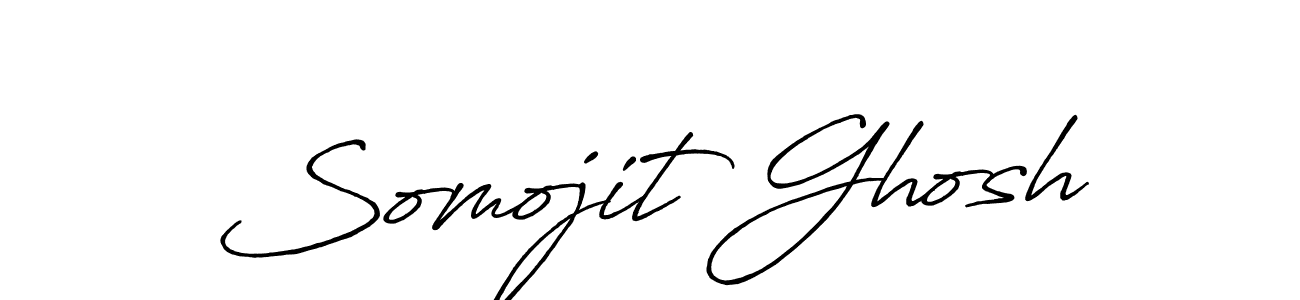 Design your own signature with our free online signature maker. With this signature software, you can create a handwritten (Antro_Vectra_Bolder) signature for name Somojit Ghosh. Somojit Ghosh signature style 7 images and pictures png