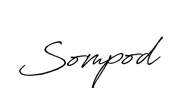 Best and Professional Signature Style for Sompod. Antro_Vectra_Bolder Best Signature Style Collection. Sompod signature style 7 images and pictures png