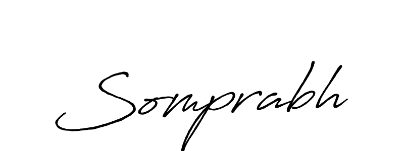 The best way (Antro_Vectra_Bolder) to make a short signature is to pick only two or three words in your name. The name Somprabh include a total of six letters. For converting this name. Somprabh signature style 7 images and pictures png