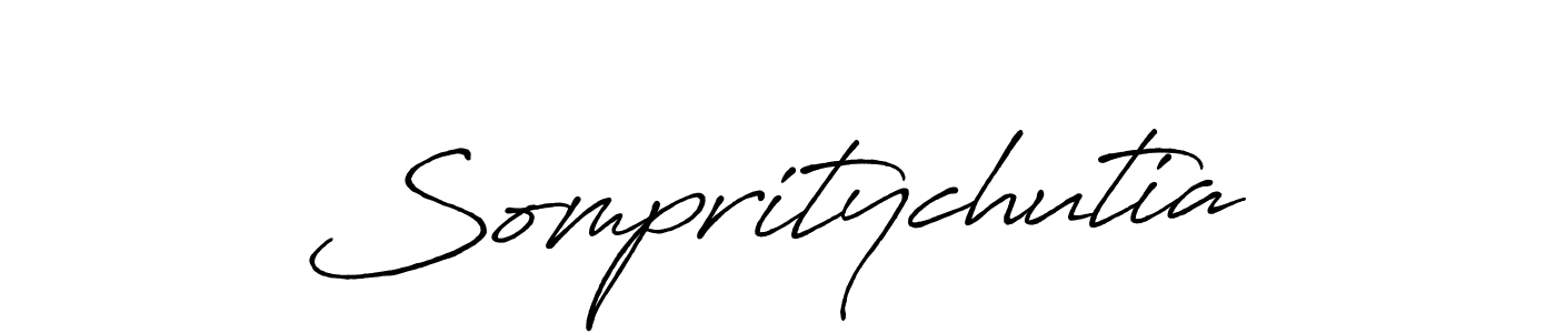 How to make Sompritychutia signature? Antro_Vectra_Bolder is a professional autograph style. Create handwritten signature for Sompritychutia name. Sompritychutia signature style 7 images and pictures png