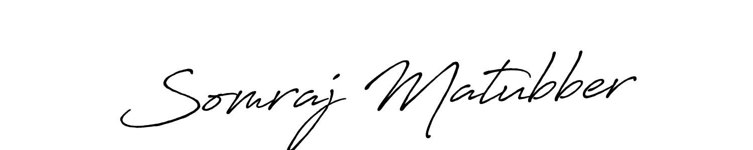 How to make Somraj Matubber signature? Antro_Vectra_Bolder is a professional autograph style. Create handwritten signature for Somraj Matubber name. Somraj Matubber signature style 7 images and pictures png