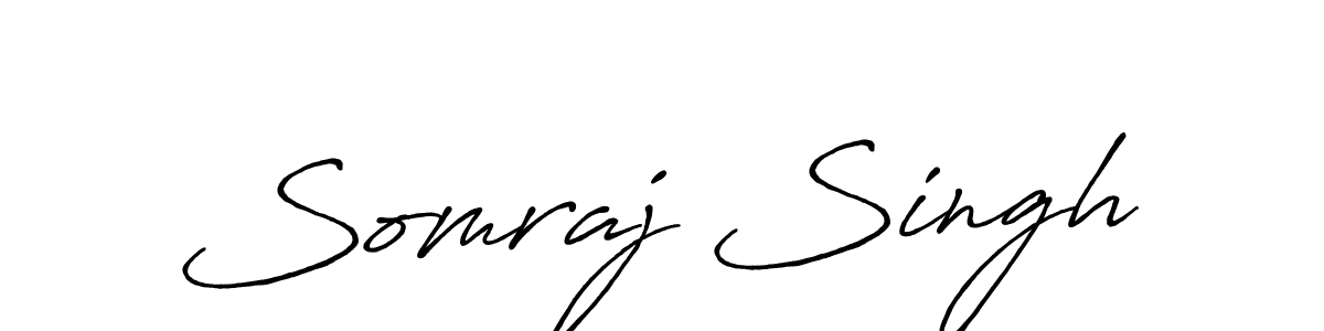 Use a signature maker to create a handwritten signature online. With this signature software, you can design (Antro_Vectra_Bolder) your own signature for name Somraj Singh. Somraj Singh signature style 7 images and pictures png