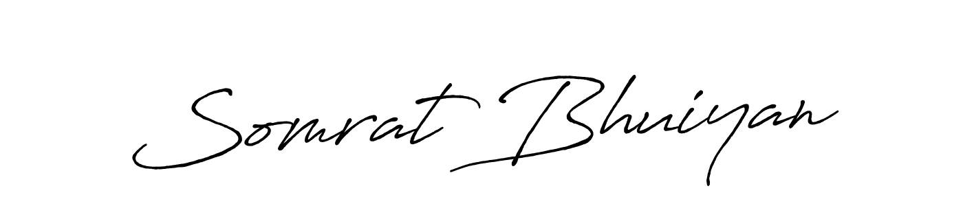 How to make Somrat Bhuiyan name signature. Use Antro_Vectra_Bolder style for creating short signs online. This is the latest handwritten sign. Somrat Bhuiyan signature style 7 images and pictures png
