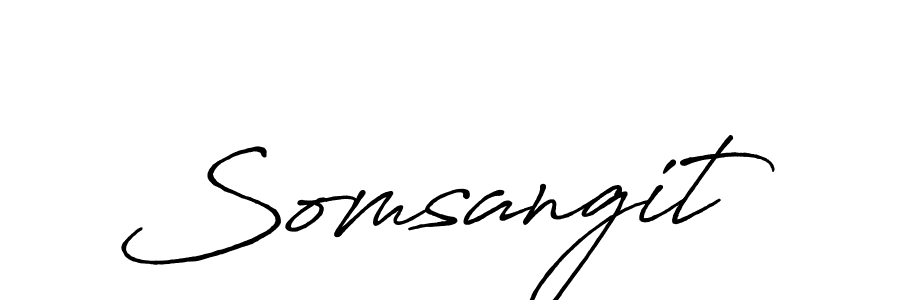 Design your own signature with our free online signature maker. With this signature software, you can create a handwritten (Antro_Vectra_Bolder) signature for name Somsangit. Somsangit signature style 7 images and pictures png