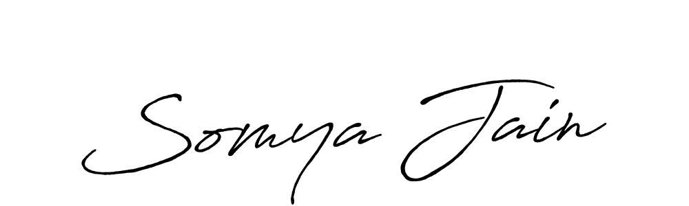It looks lik you need a new signature style for name Somya Jain. Design unique handwritten (Antro_Vectra_Bolder) signature with our free signature maker in just a few clicks. Somya Jain signature style 7 images and pictures png