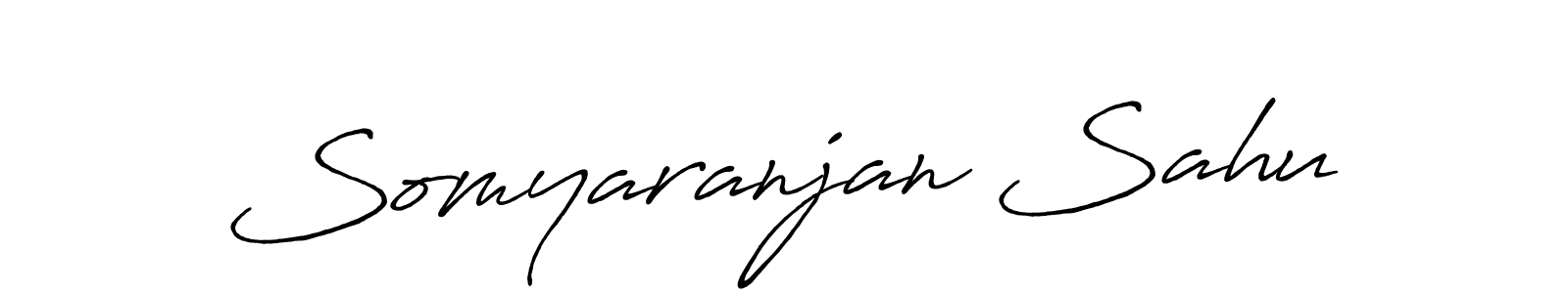 How to make Somyaranjan Sahu signature? Antro_Vectra_Bolder is a professional autograph style. Create handwritten signature for Somyaranjan Sahu name. Somyaranjan Sahu signature style 7 images and pictures png