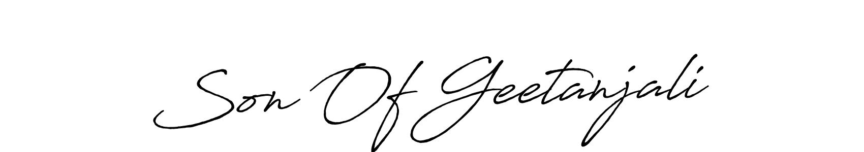 This is the best signature style for the Son Of Geetanjali name. Also you like these signature font (Antro_Vectra_Bolder). Mix name signature. Son Of Geetanjali signature style 7 images and pictures png