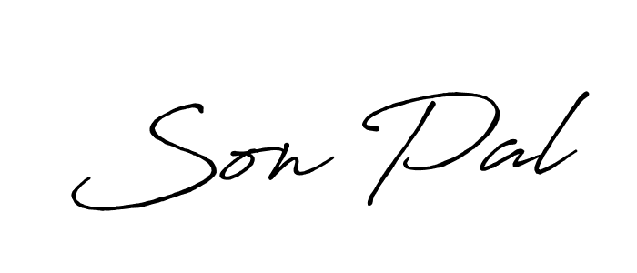 Create a beautiful signature design for name Son Pal. With this signature (Antro_Vectra_Bolder) fonts, you can make a handwritten signature for free. Son Pal signature style 7 images and pictures png