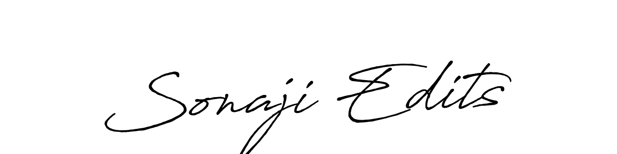 How to Draw Sonaji Edits signature style? Antro_Vectra_Bolder is a latest design signature styles for name Sonaji Edits. Sonaji Edits signature style 7 images and pictures png