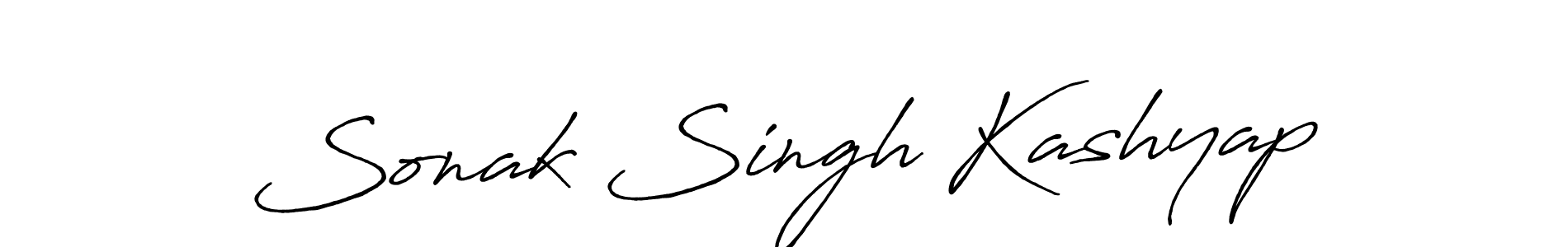 Use a signature maker to create a handwritten signature online. With this signature software, you can design (Antro_Vectra_Bolder) your own signature for name Sonak Singh Kashyap. Sonak Singh Kashyap signature style 7 images and pictures png