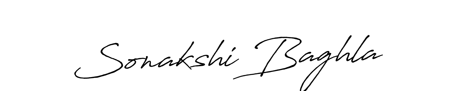 Create a beautiful signature design for name Sonakshi Baghla. With this signature (Antro_Vectra_Bolder) fonts, you can make a handwritten signature for free. Sonakshi Baghla signature style 7 images and pictures png