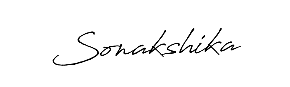 Sonakshika stylish signature style. Best Handwritten Sign (Antro_Vectra_Bolder) for my name. Handwritten Signature Collection Ideas for my name Sonakshika. Sonakshika signature style 7 images and pictures png