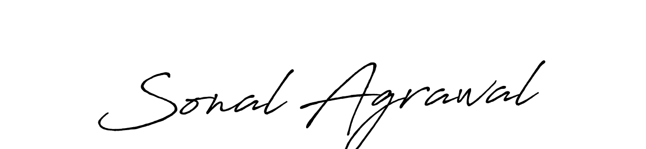 How to make Sonal Agrawal signature? Antro_Vectra_Bolder is a professional autograph style. Create handwritten signature for Sonal Agrawal name. Sonal Agrawal signature style 7 images and pictures png
