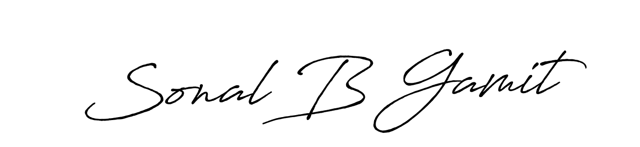 Here are the top 10 professional signature styles for the name Sonal B Gamit. These are the best autograph styles you can use for your name. Sonal B Gamit signature style 7 images and pictures png