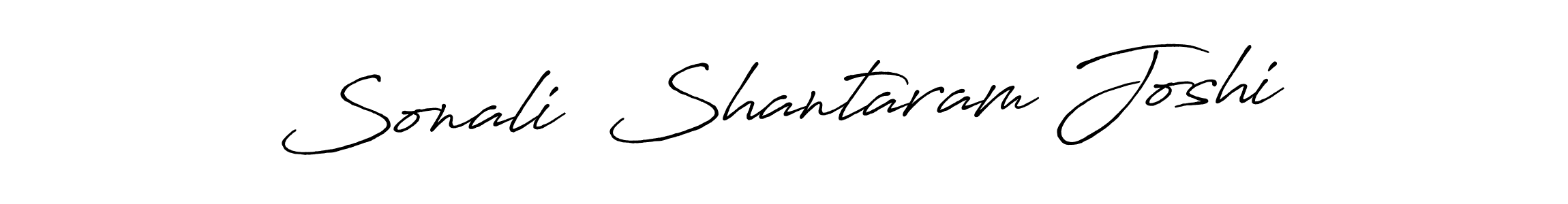 Also we have Sonali  Shantaram Joshi name is the best signature style. Create professional handwritten signature collection using Antro_Vectra_Bolder autograph style. Sonali  Shantaram Joshi signature style 7 images and pictures png