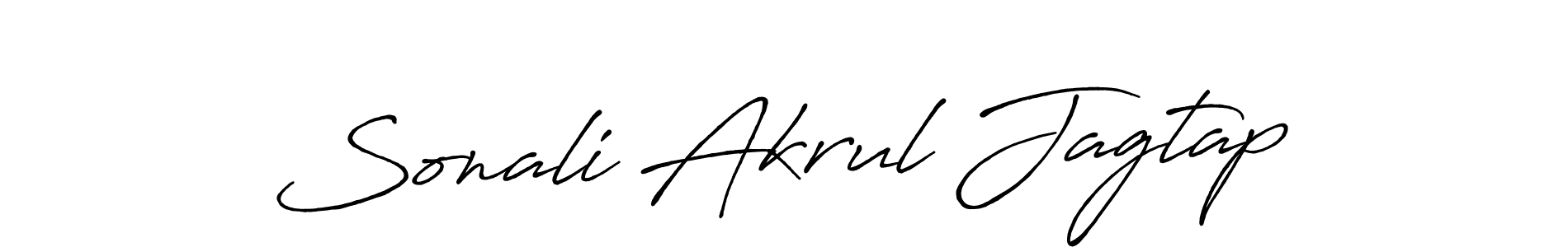 Use a signature maker to create a handwritten signature online. With this signature software, you can design (Antro_Vectra_Bolder) your own signature for name Sonali Akrul Jagtap. Sonali Akrul Jagtap signature style 7 images and pictures png